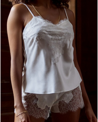 100% silk camisole Baccarat Marjolaine (Naturel)