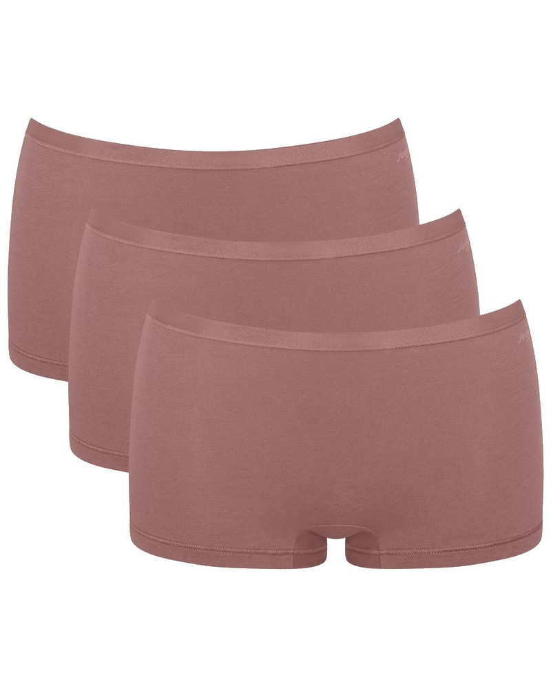 Pack of 3 boxer short (cotton bio) Sloggi Go Daily Cotton (Cacao)