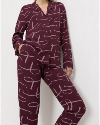 Long pyjama boyfriend Triumph Nuit (Red Light)