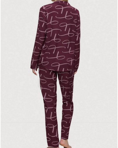 Pijama largo boyfriend Triumph Nuit (Red Light)