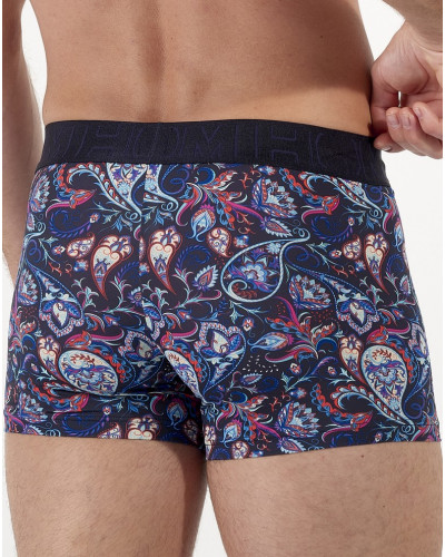 Boxer HO1 en microfibre HOM Funky Styles (Imprimé navy)