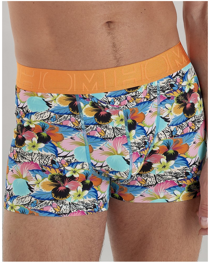 Microfibre boxer HO1 HOM Funky Styles (Imprimé orange)