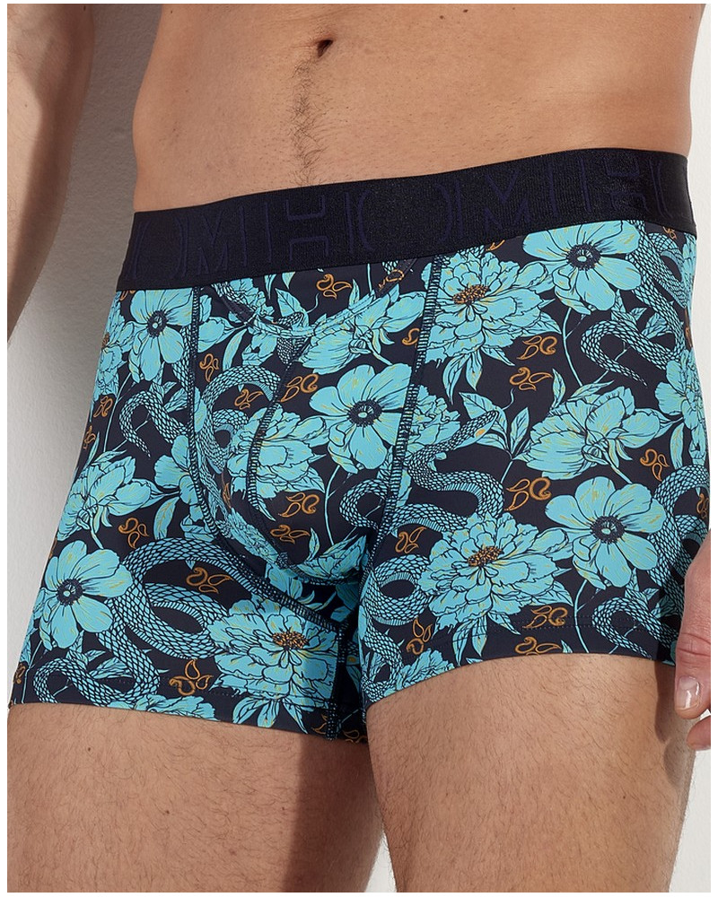 Microfibre boxer HO1 HOM Funky Styles (Imprimé bleu)