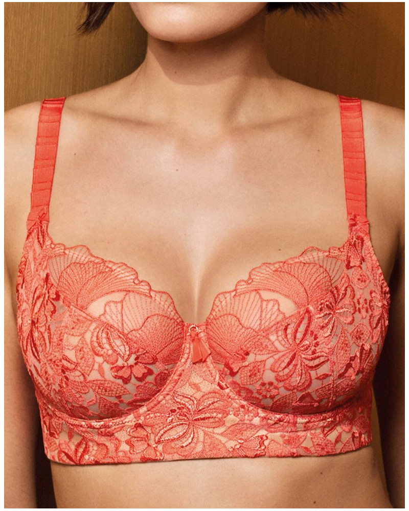 Underwired longline bra Empreinte Agathe (Sunset)
