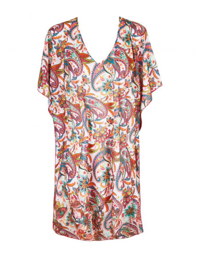 Poncho de plage Antigel La Bayadère (Blanc Flashy)