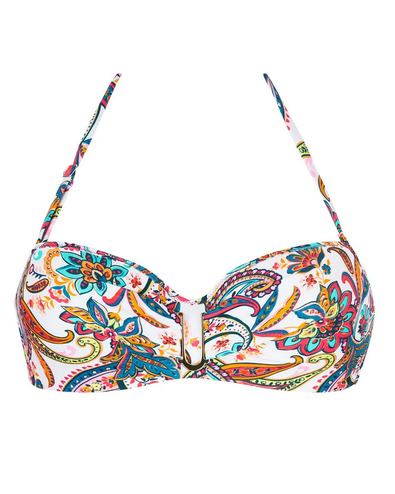 Padded strapless bath bra Antigel La Bayadère (Blanc Flashy)