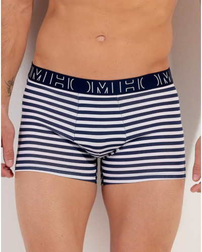 Lot de 3 Boxers coton HOM Christofer (Marine/Marine/Marine rayé)