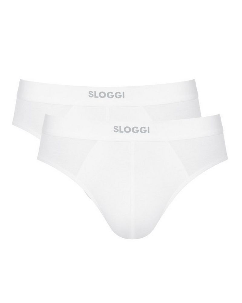 Pack of 2 briefs Sloggi For Men Ever Ease (White)