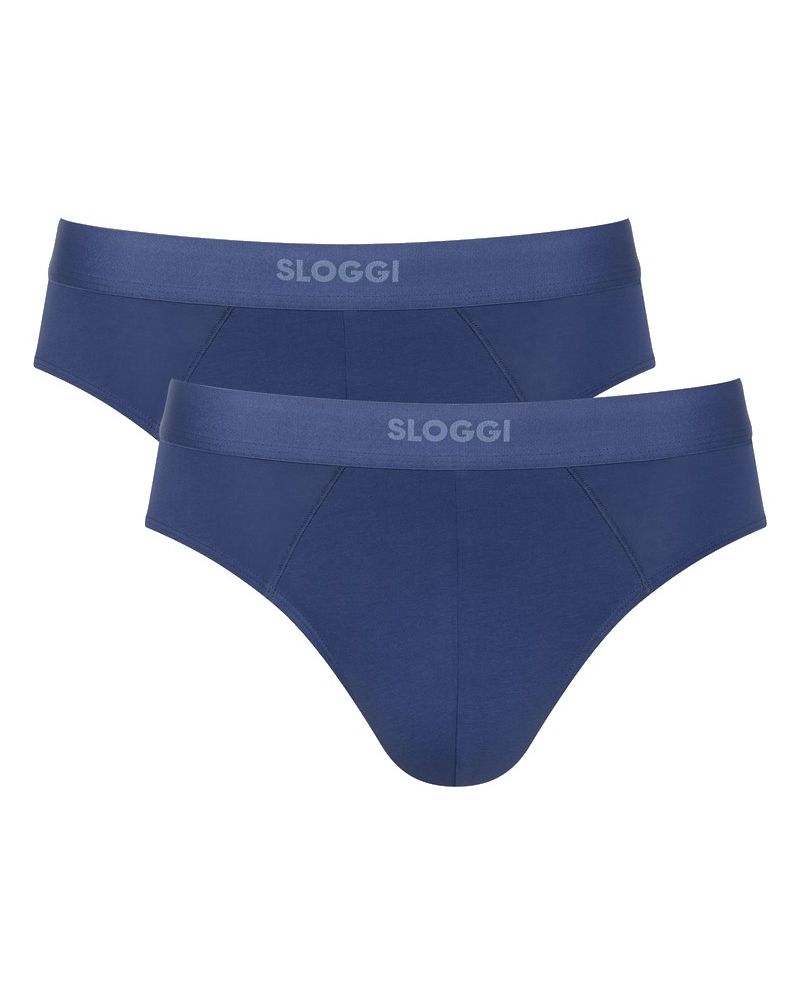 Paquete de 2 calzoncillos Sloggi For Men Ever Ease (Deep Cobalt)