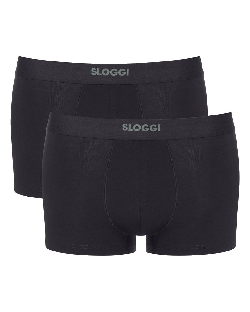 Boxer Sloggi Men Ever Ease (Paquete de 2) (Negro)