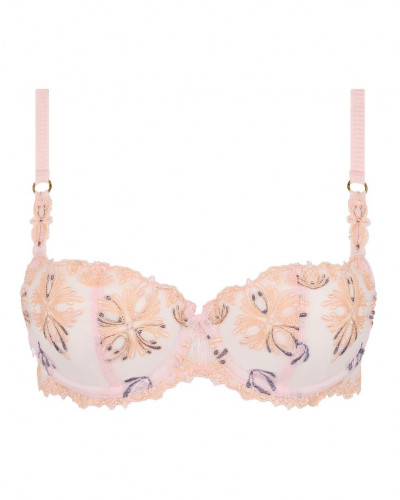 Demi balcony bra Chantelle Champs-Elysées (Nymphea Pink)