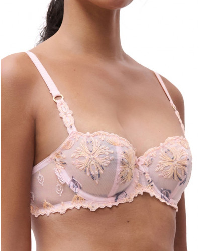 Demi balcony bra Chantelle Champs-Elysées (Nymphea Pink)