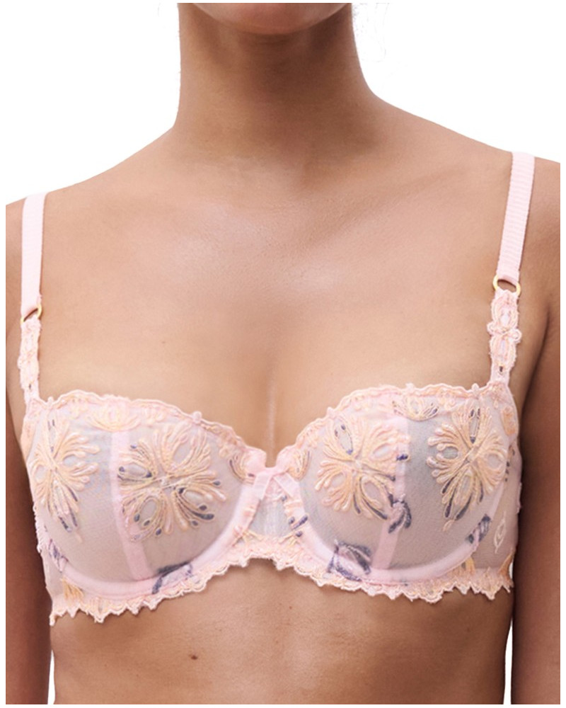 Demi balcony bra Chantelle Champs-Elysées (Nymphea Pink)