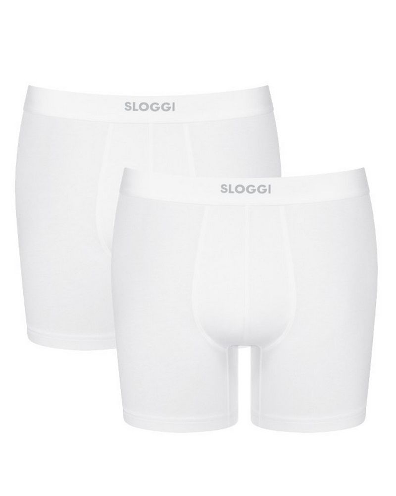 Paquete de 2 boxers largo Sloggi for Men Ever Ease (Blanco)