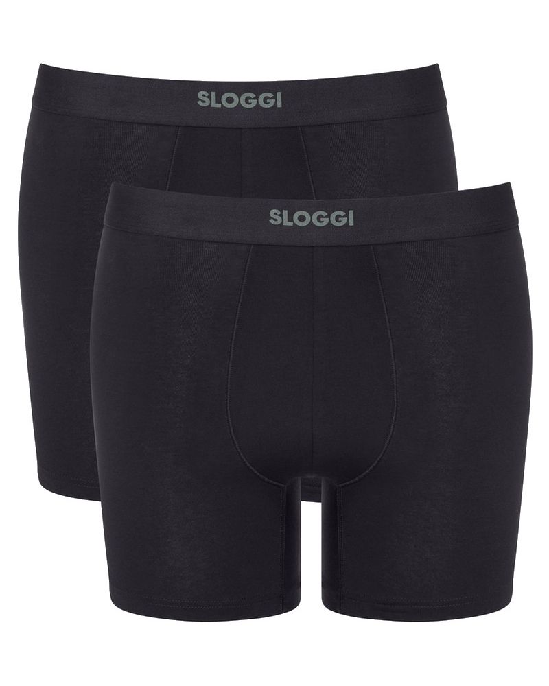 Paquete de 2 boxers largo Sloggi for Men Ever Ease (Negro)