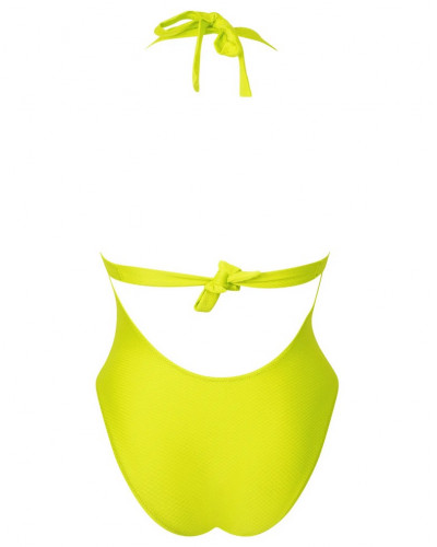 Traje de baño una pieza nadador Antigel La Vogueuse (Vert Pistache)