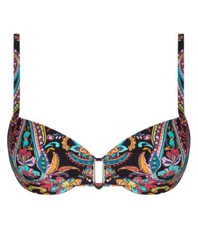 Sujetador de baño preformado Antigel La Bayadère (Noir Flashy)