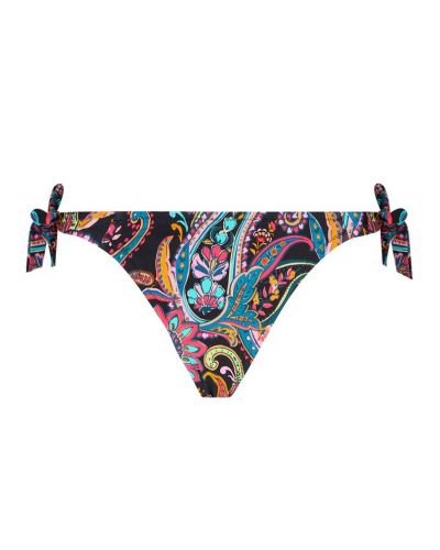 Calzoncillo de baño con cuerdas Antigel La Bayadère (Noir Flashy)