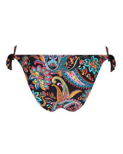 Slip de bain à noeuds Antigel La Bayadère (Noir Flashy)