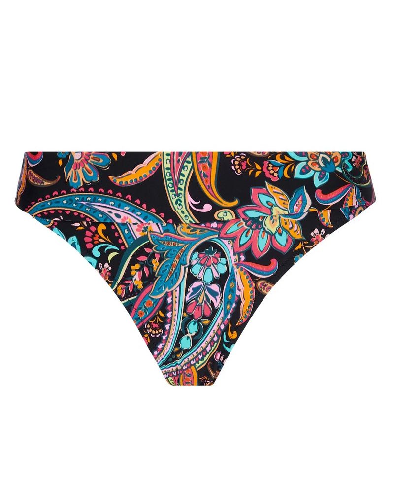 Swim brief with cuffs Antigel La Bayadère (Noir Flashy)
