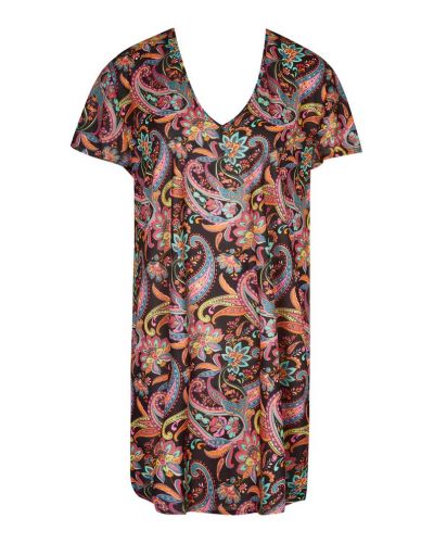 Beach tunic Antigel La Bayadère (Noir Flashy)