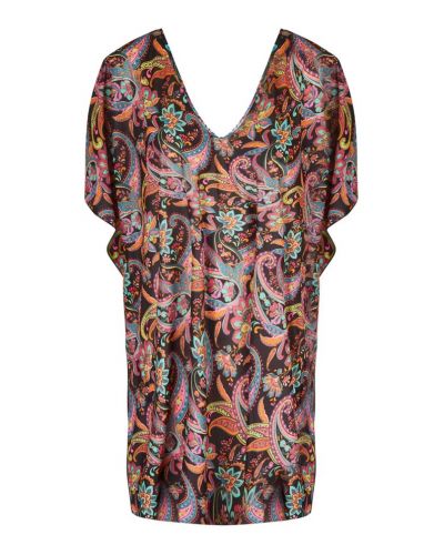 Poncho de plage Antigel La Bayadère (Noir Flashy)