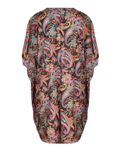 Beach poncho Antigel La Bayadère (Noir Flashy)