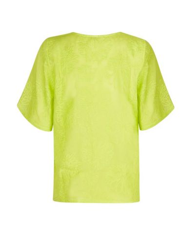 Short-sleeved beach top 100% Cotton Antigel La Bohème (Vert Pistache)