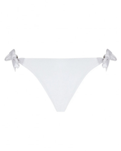 Slip de bain à nœuds Antigel La Vogueuse (Blanc)