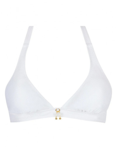 Soutien-gorge de bain triangle mousse Antigel La Vogueuse (Blanc)