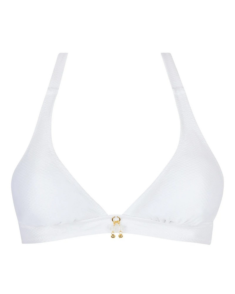 Foam triangle bath bra Antigel La Vogueuse (White)