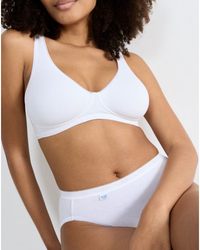 Wireless bra Sloggi Basic + (White)