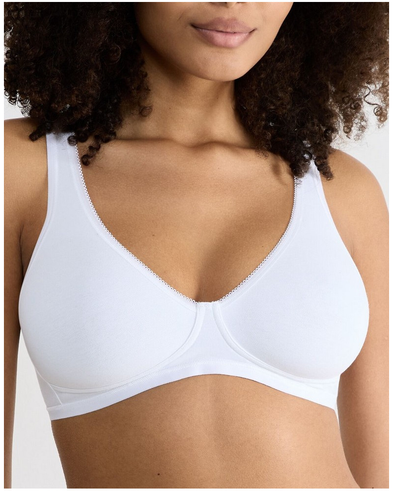 Wireless bra Sloggi Basic + (White)