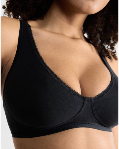 Soutien-gorge sans armature Sloggi Basic+ (Noir)