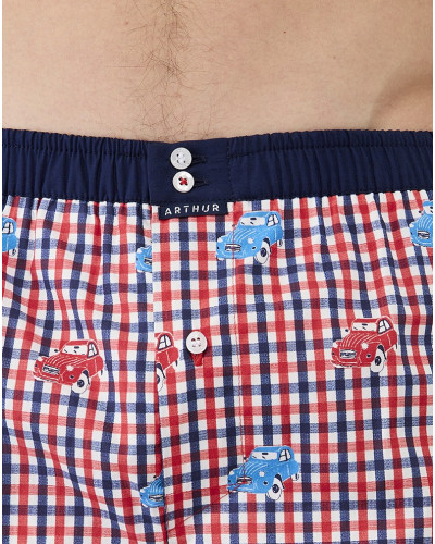 Caleçon à suspensoir 100% coton bio 1146 Arthur (Multicolore)