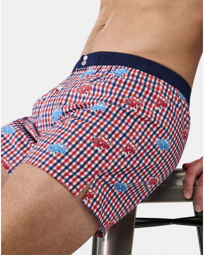 Caleçon à suspensoir 100% coton bio 1146 Arthur (Multicolore)