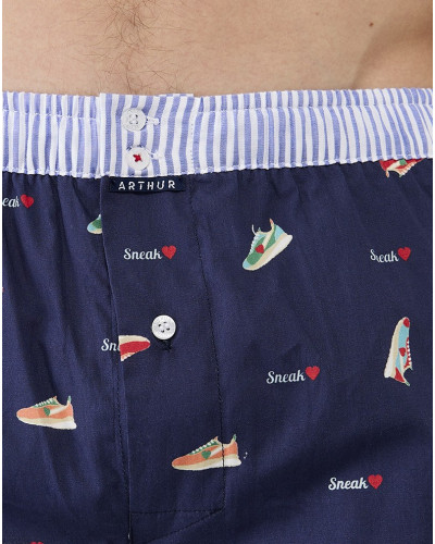 Jockstrap 100% organic cotton 1147 Arthur (Marine)