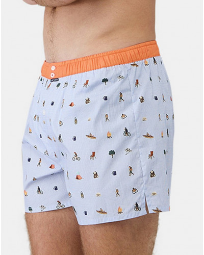 Jockstrap 100% organic cotton 1169 Arthur (Bleu)