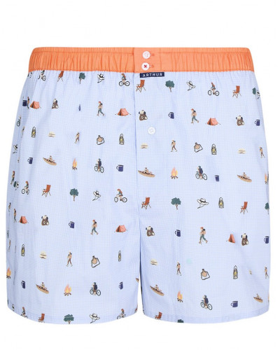 Suspensorio 100% algodón orgánico 1169 Arthur (Bleu)