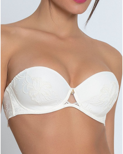 Strapless bra Lise Charmel Bellissime Amour (Ecru Nacre)