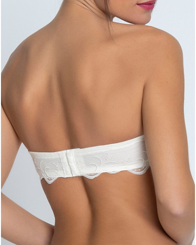 Strapless bra Lise Charmel Bellissime Amour (Ecru Nacre)