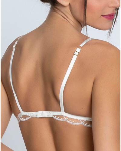 Triangle bra Lise Charmel Bellissime Amour (Ecru Nacre)