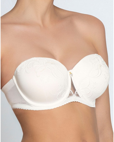 Soutien-gorge bandeau bien-être Lise Charmel Bellissime Amour (Ecru Nacre)