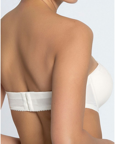 Well-being strapless bra Lise Charmel Bellissime Amour (Ecru Nacre)