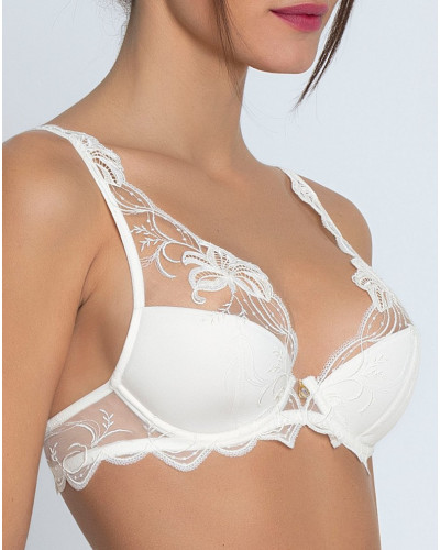 Sujetador plunge media espuma Lise Charmel Bellissime Amour (Ecru Nacre)