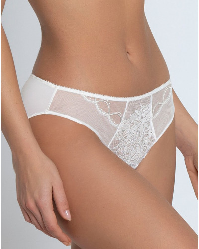 Slip fantaisie Lise Charmel Bellissime Amour (Ecru Nacre)