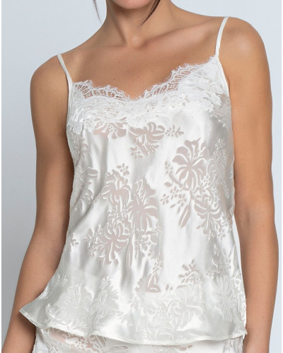 Devoured silk top Lise Charmel Bellissime Amour (Ecru Nacre)