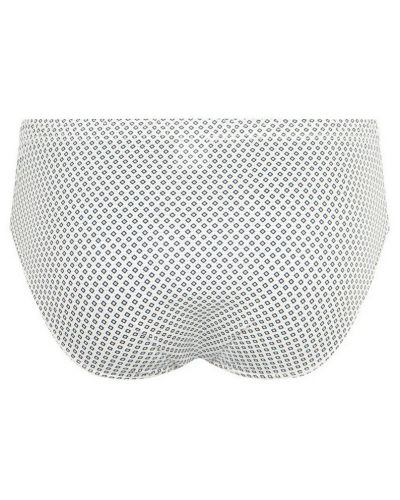 Low waist brief 100% cotton Eminence Motifs (Beige Losange Marine)