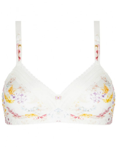 Sujetador sin aros copas profundas Antigel Souffle Fleuri (Souffle Pastel)