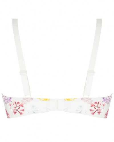 Sujetador sin aros copas profundas Antigel Souffle Fleuri (Souffle Pastel)